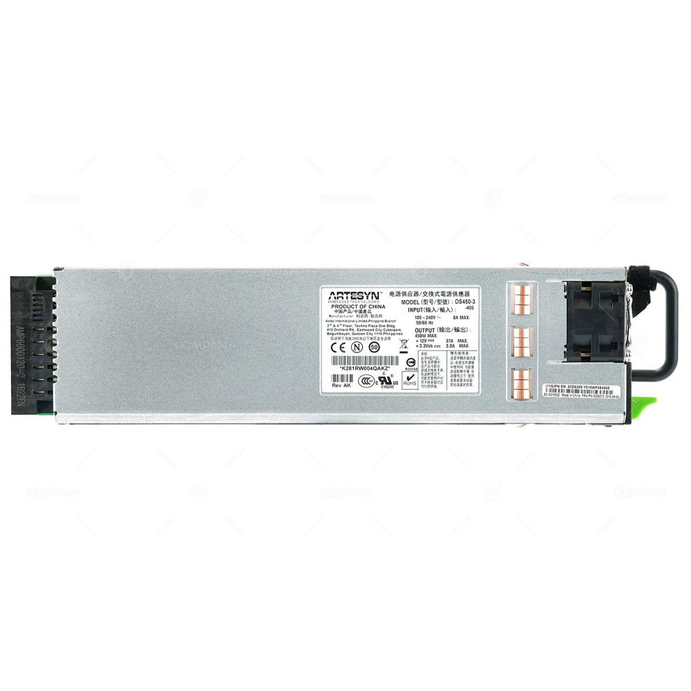 00D6270 LENOVO 450W POWER SUPPLY FOR LENOVO RACKSWITCH G8264 G8052